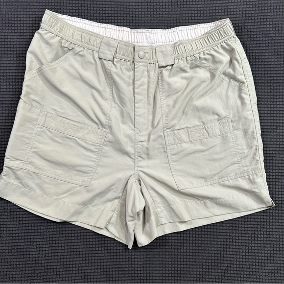 Reel Legends Other - Reel Legends Tan Fishing Shorts Mens 38 Elastic Waist Performance Boat Shorts